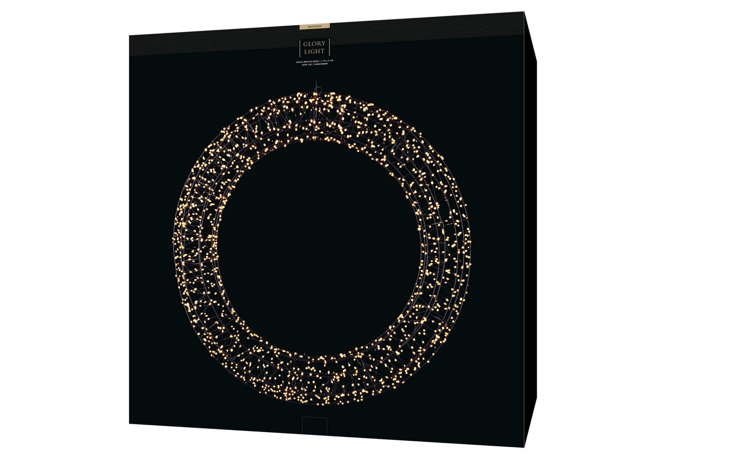 STT Dekohänger »Angel Wreath Nero 78cm«