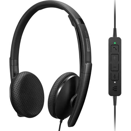 Lenovo 4XD1M39028 casque Avec fil Arceau USB Type-C Noir