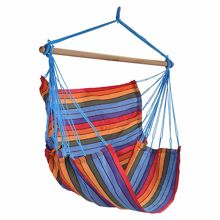 Chaise hamac TranKil Jobek H. 140 cm x L. 110 cm multicolore
