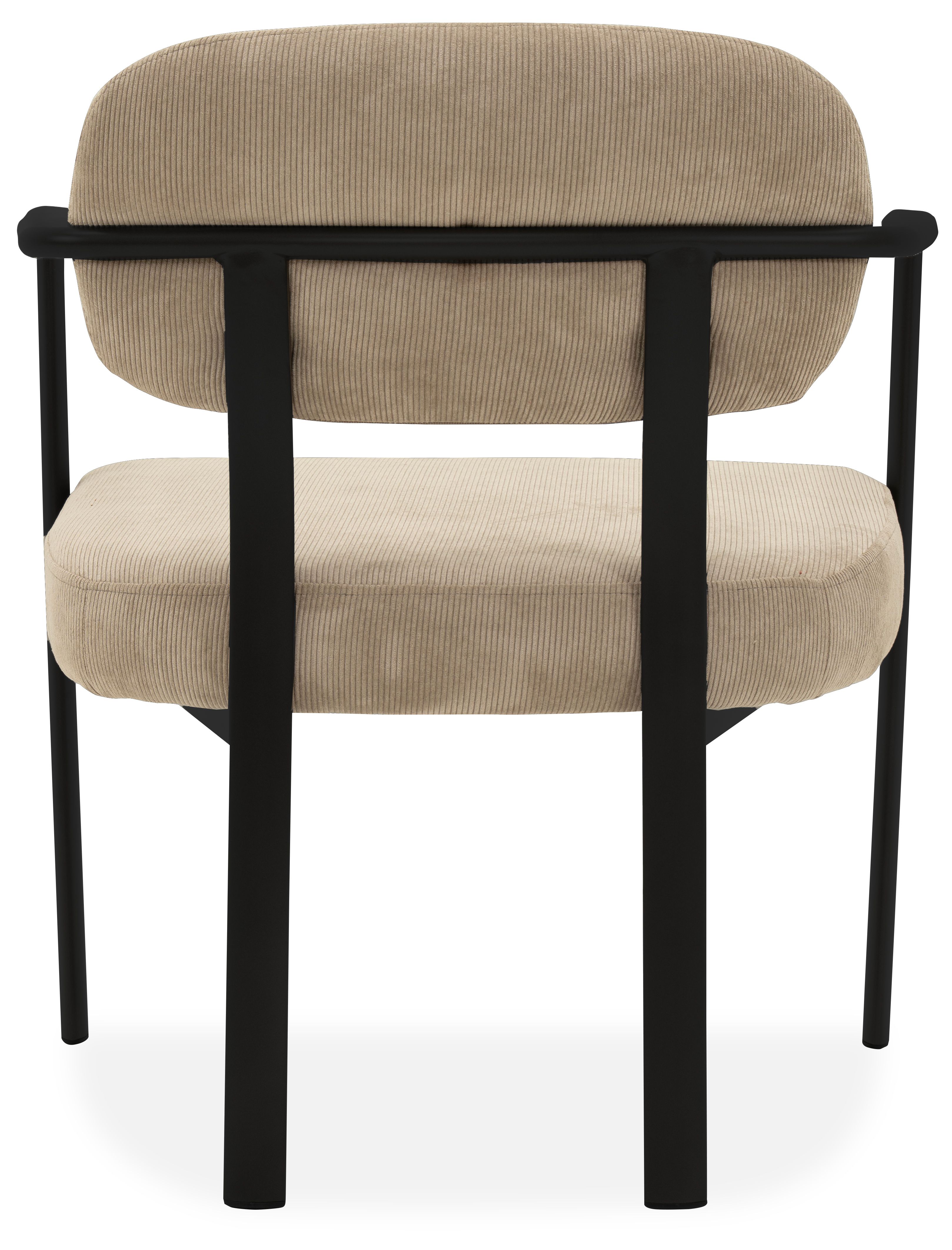Fauteuil Wave Beige - Black Indra B65 x D67 x H75 cm