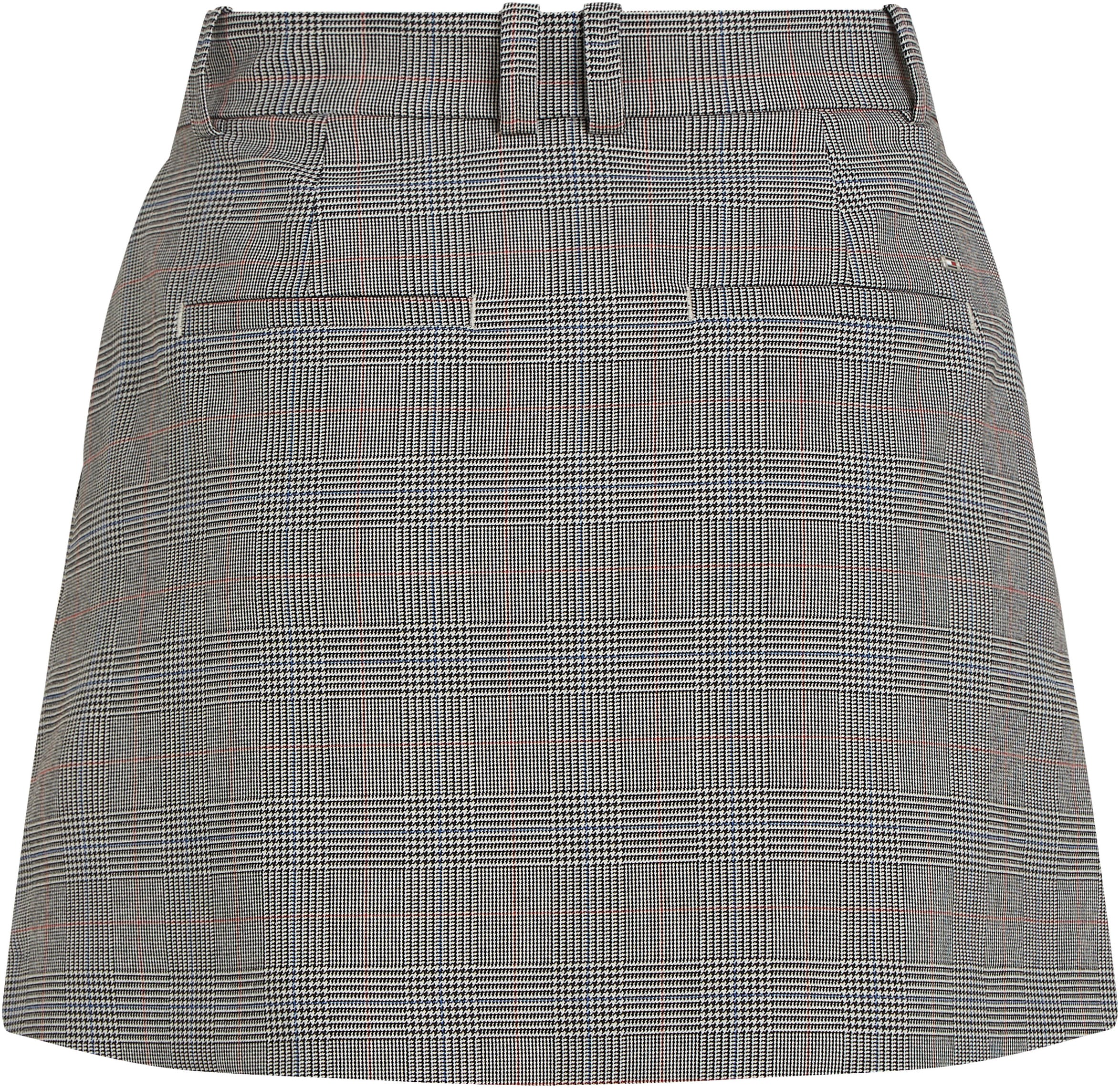 Tommy Hilfiger Bleistiftrock »POW CHECK SHORT SKIRT« Global Serie TH WOMEN,  Webrock im Karodessin