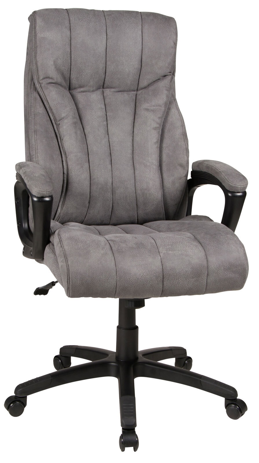 Chefsessel JOHN XXL 150 kg Schwarz/ Grau