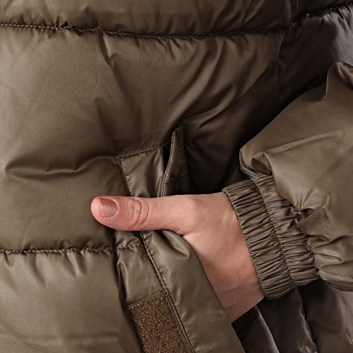 Doudoune Capuche Femme Longue Willow Vert Kaki
