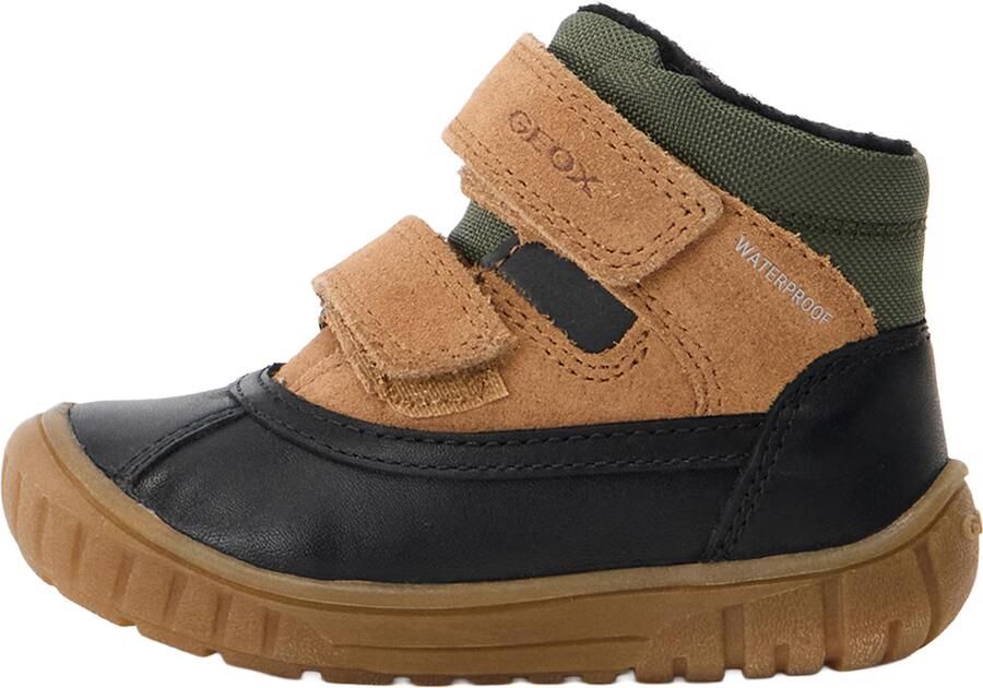 GEOX Omar Waterproof Baby Laarzen Bruin Zwart Jongens