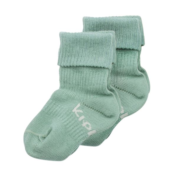 Kipkep Blijf-Sokjes - 6-12 Mnd - Pale Green