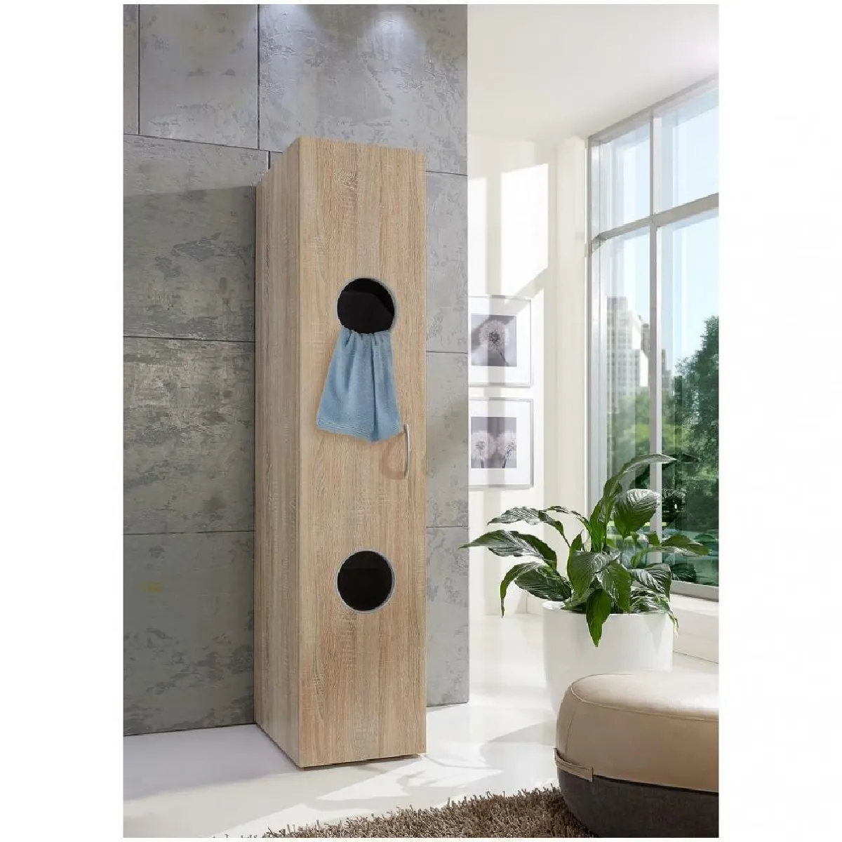 Inside 75 Colonne de rangement linge LUND
