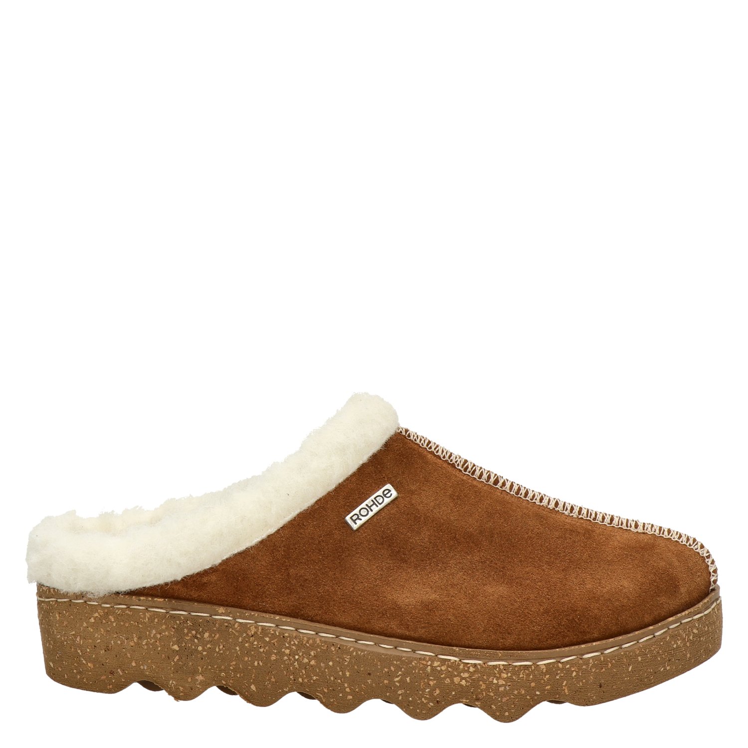 Foggia-D dames pantoffel Rohde Cognac