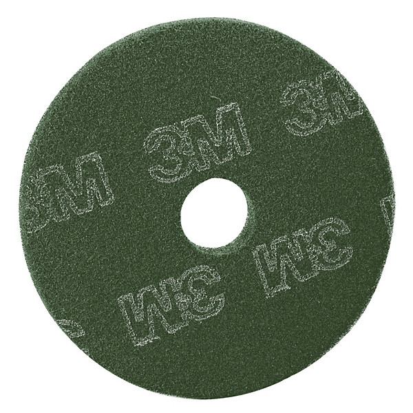 Disques monobrosse vert 406 mm 3M, lot de 5
