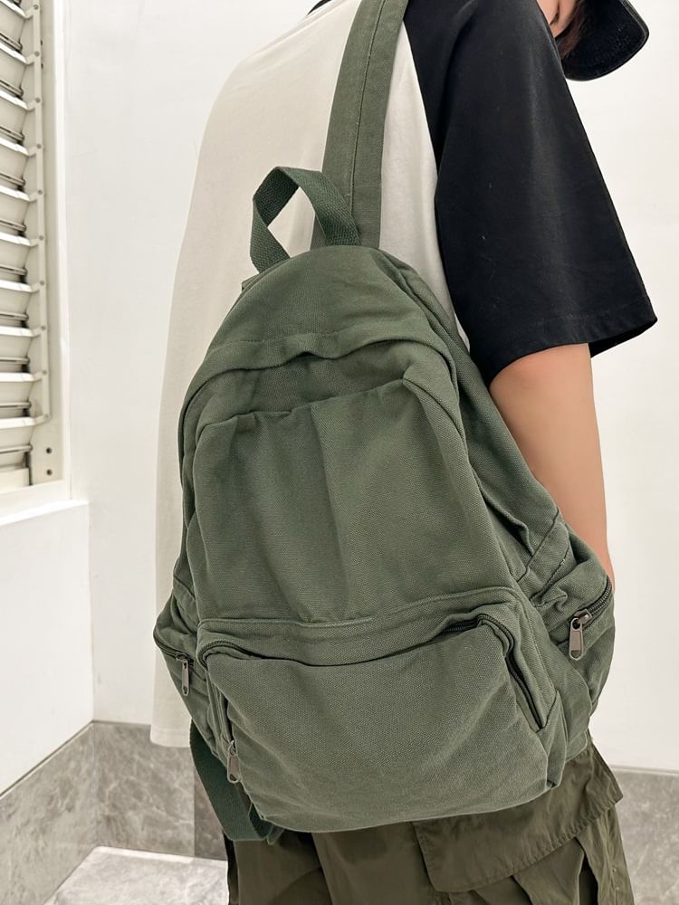 Milha - Effen Canvas Rugzak