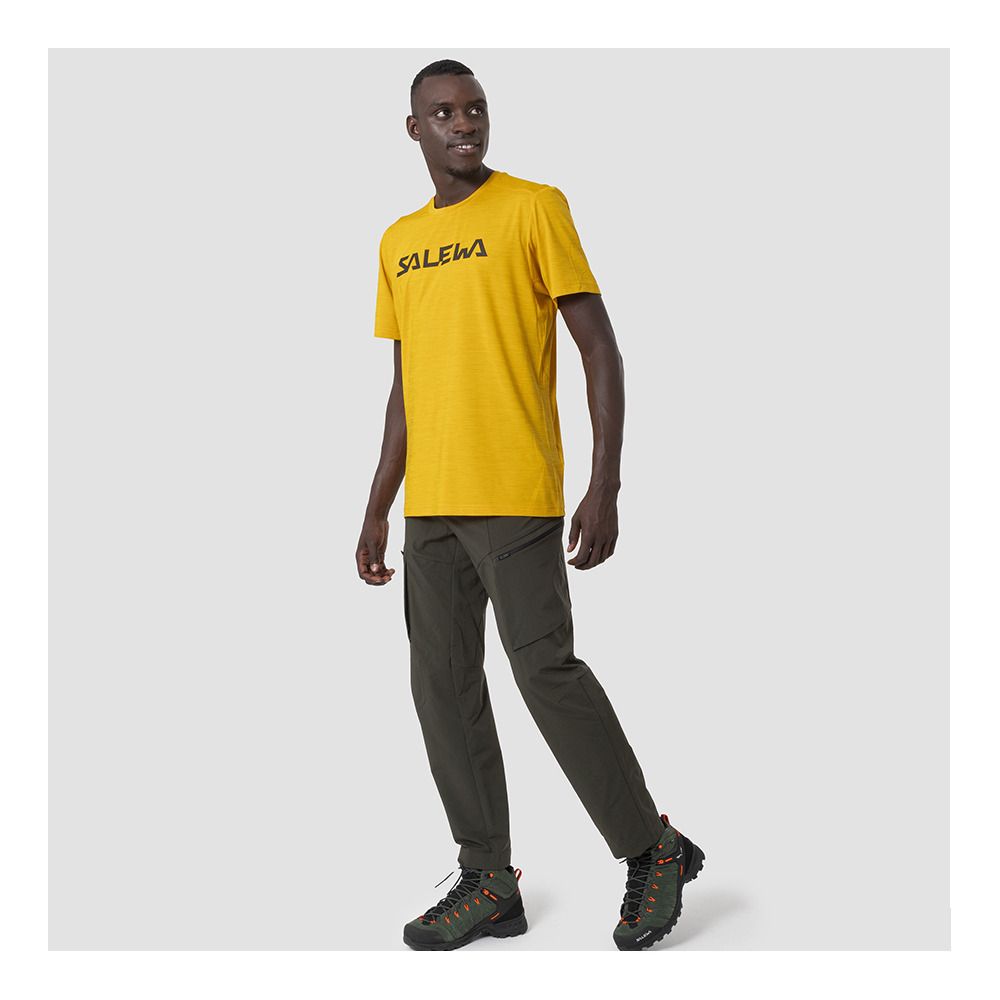 Salewa PUEZ HYBRID 2 DRY - Maillot Homme autumnal melange