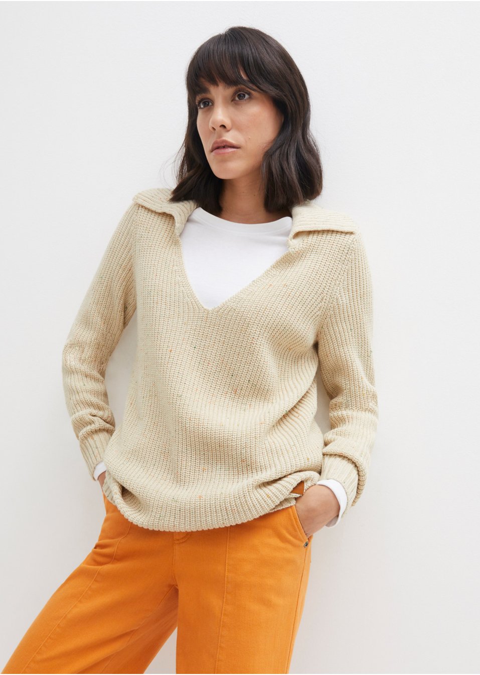 Pull à col polo