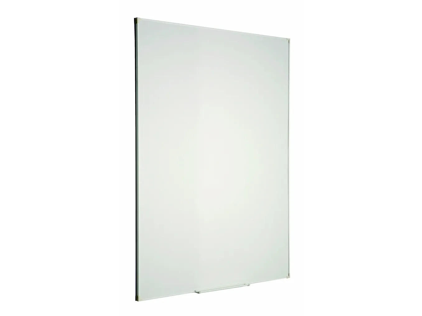 Whiteboardtavle, glasemaljeret overflade, hvid aluminiumsramme, størrelse: 90 x 120 cm