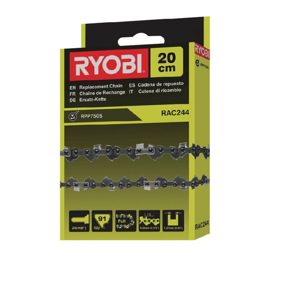MOTORSAGKJEDE RYOBI RAC244 RPP750S 20CM