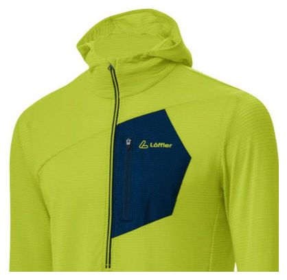 Loeffler shirt  Maillot à manches longues (M HZ et un chandail à Capuchon Aéro TechFleece - Vert clair-