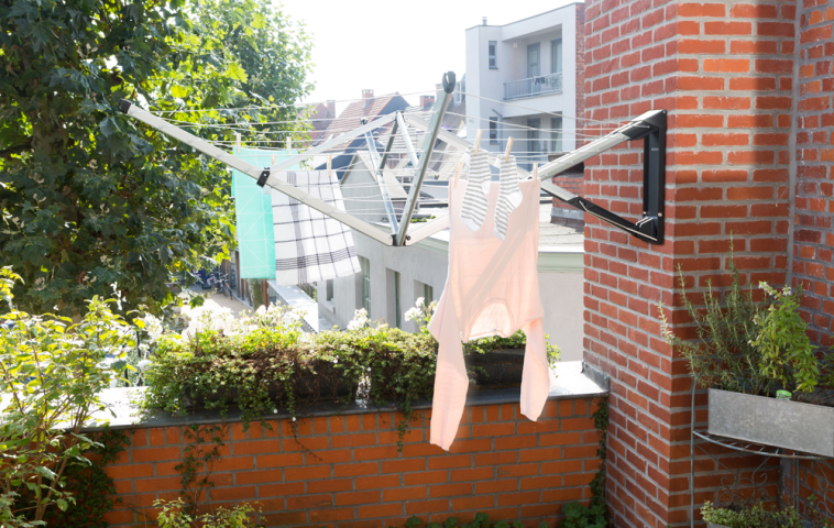 WallFix, 24 metres, with Protection Cover   Foldable Laundry Basket, 35 litre