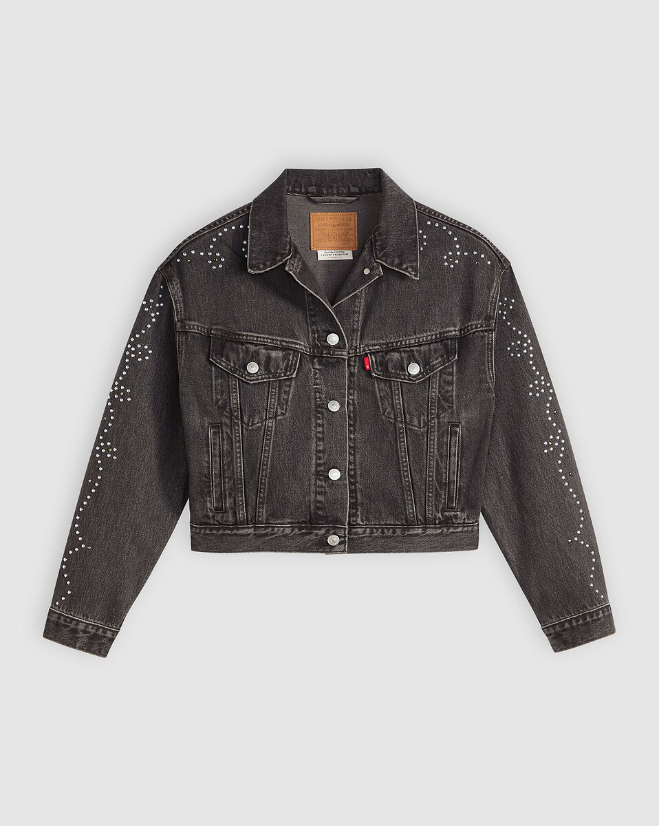 Jaqueta jeans LEVI'S, modelo encolhido dos anos 90