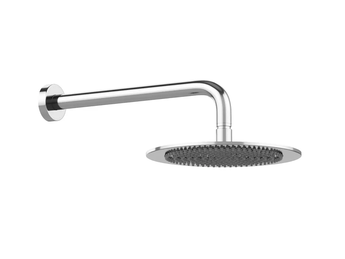Ensemble de douche encastrable avec mitigeur thermostatique - Couleur nickel brossé - TIMAVO
