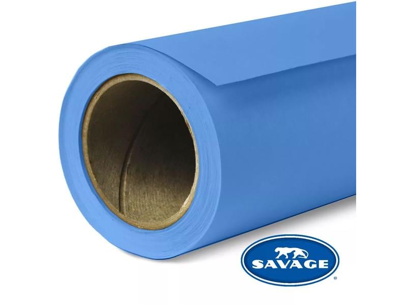 Savage Hintergrund Papier 1.35 x 11 m Studio Blue Das Hintergrundpapier von Savage