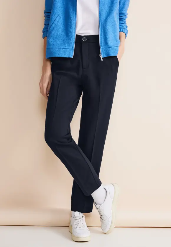 Casual Fit Chinohose - deep blue