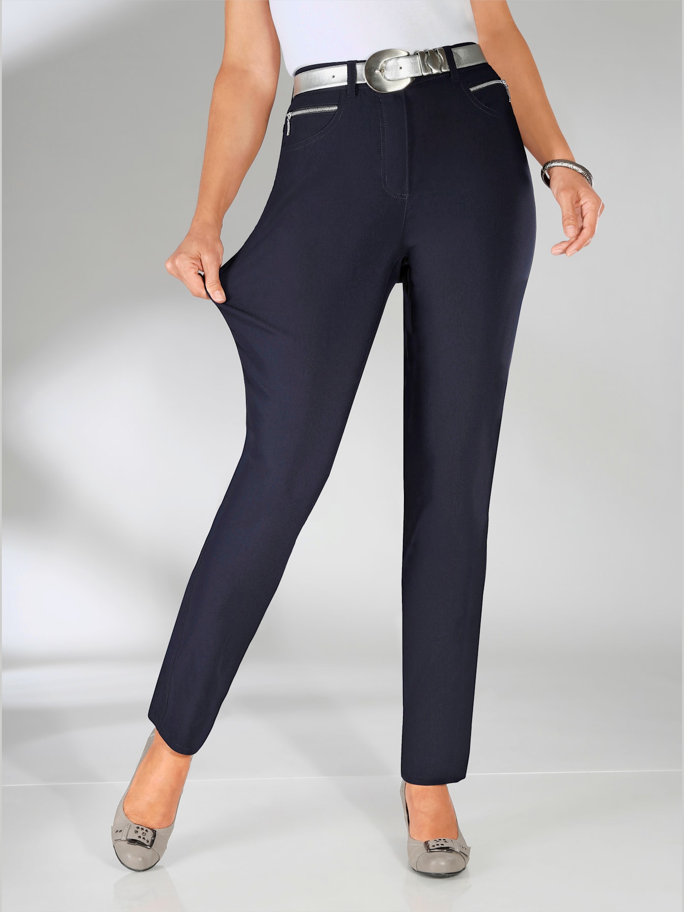 Pantalon confortable avec poches zippées