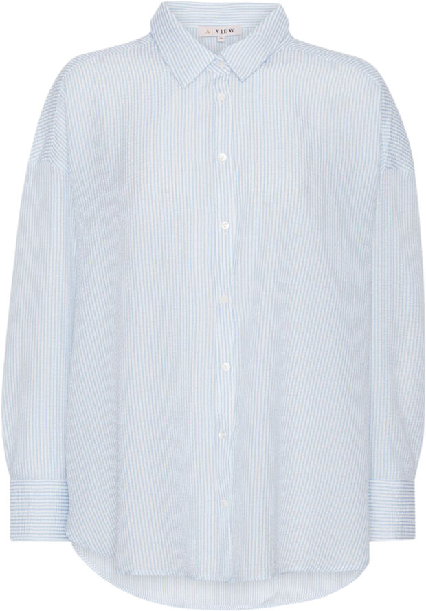 A-VIEW Sonja shirt Blue/white
