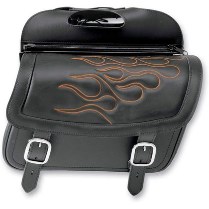 Sacoches cavalières SADDLEMEN HIGHWAYMAN TATTOO LARGE Universel - Orange / Orange