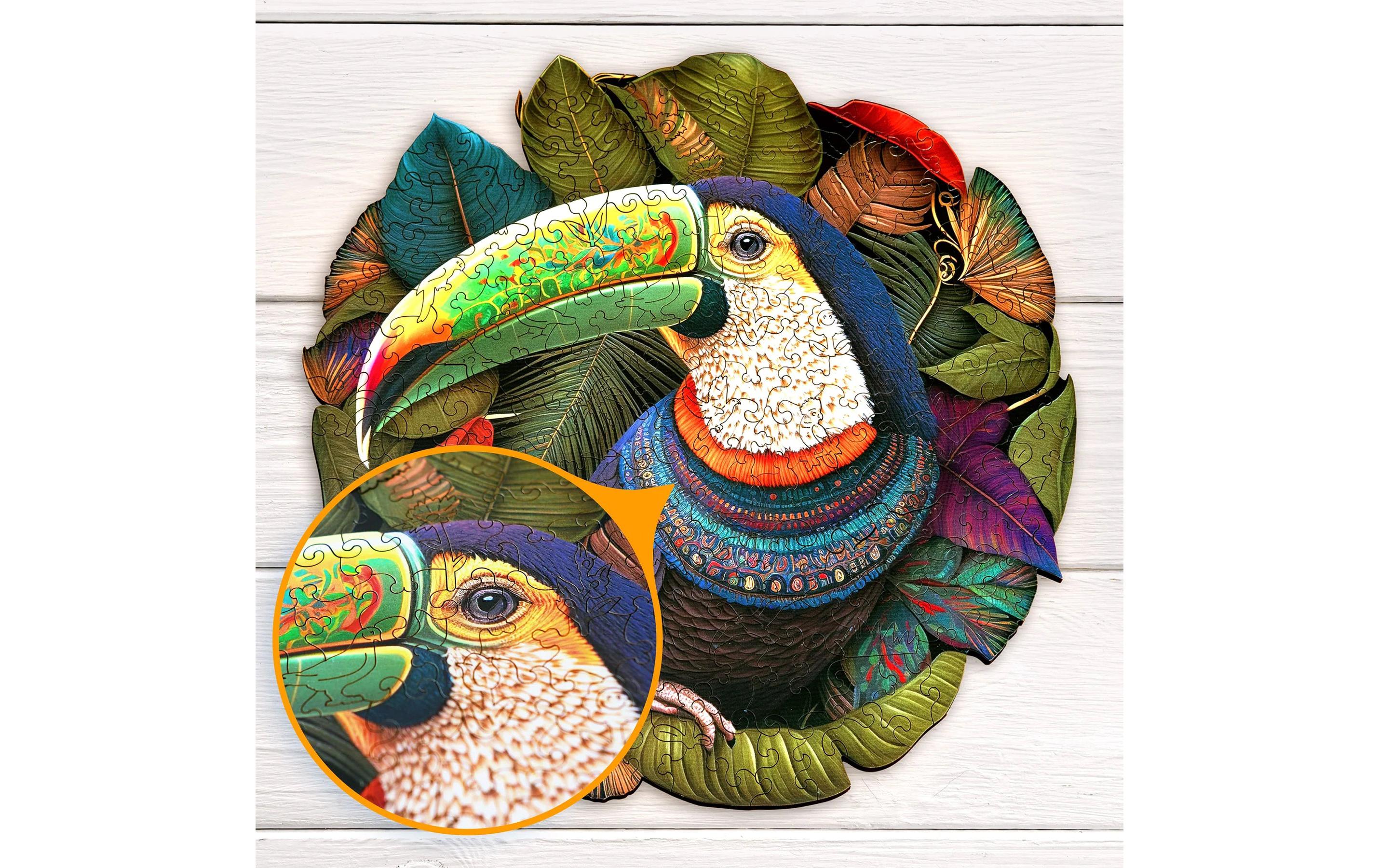 Holz-Puzzle ToucanPuzzle mit 200 Teilen
