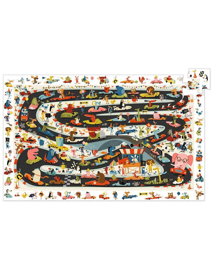 Wimmelpuzzle AUTO-RALLYE 54-teilig