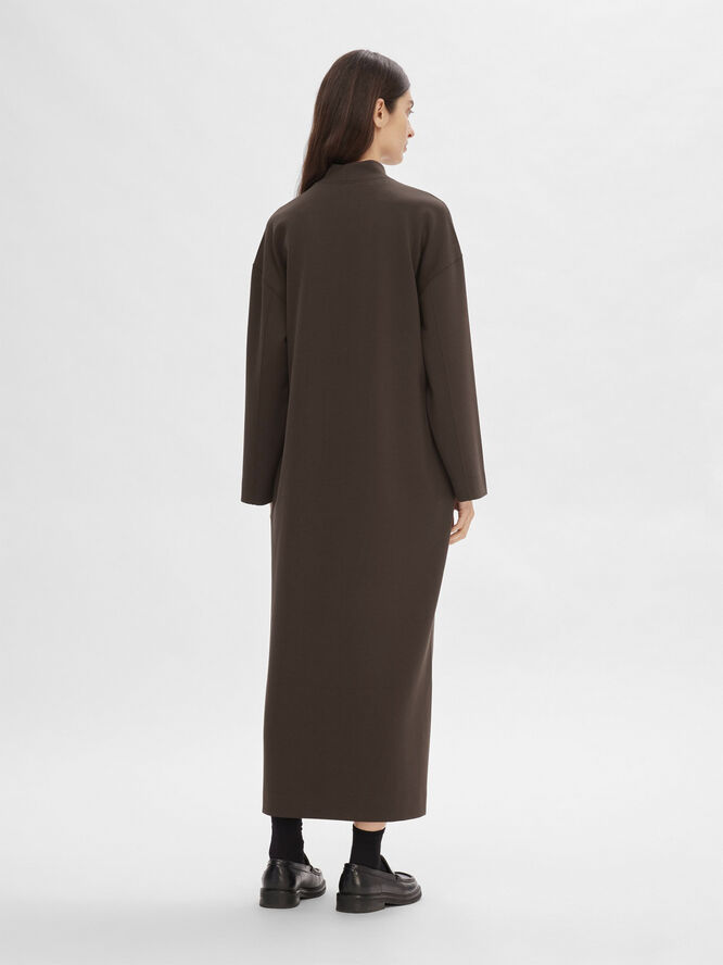 Selected Femme SLFJANE LS ANKLE DRESS Java