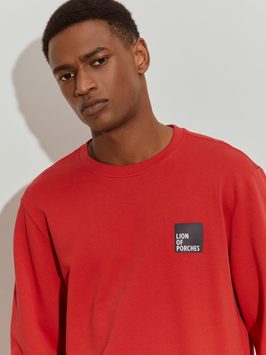 Sweater básica de algodão