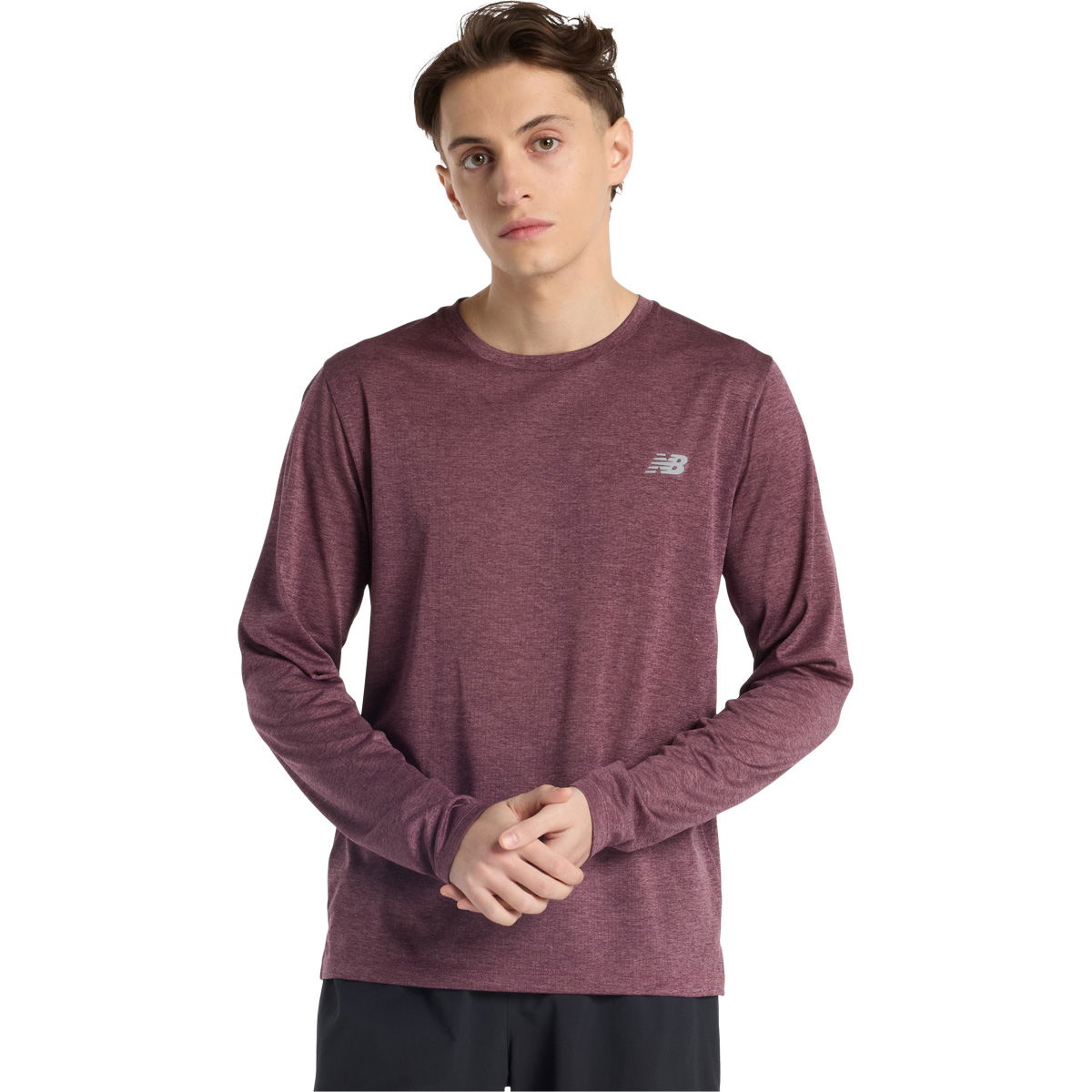 New Balance Athletics Run Langærmet Løbe T-shirt Herre