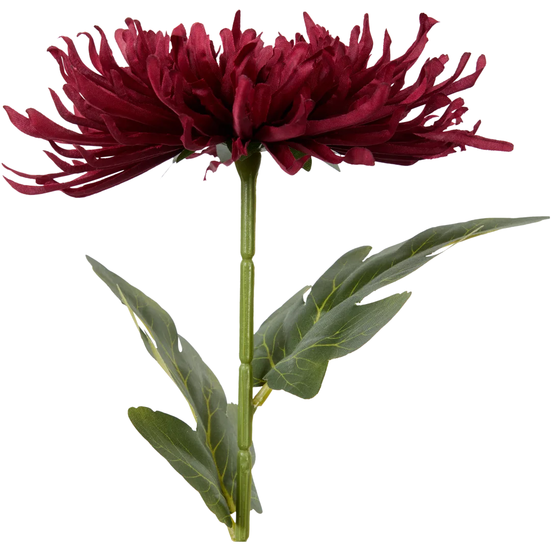 Chrysanthème artificiel sur tige