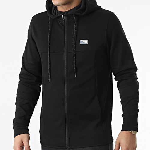 Sweat Capuche Zippé Air Noir