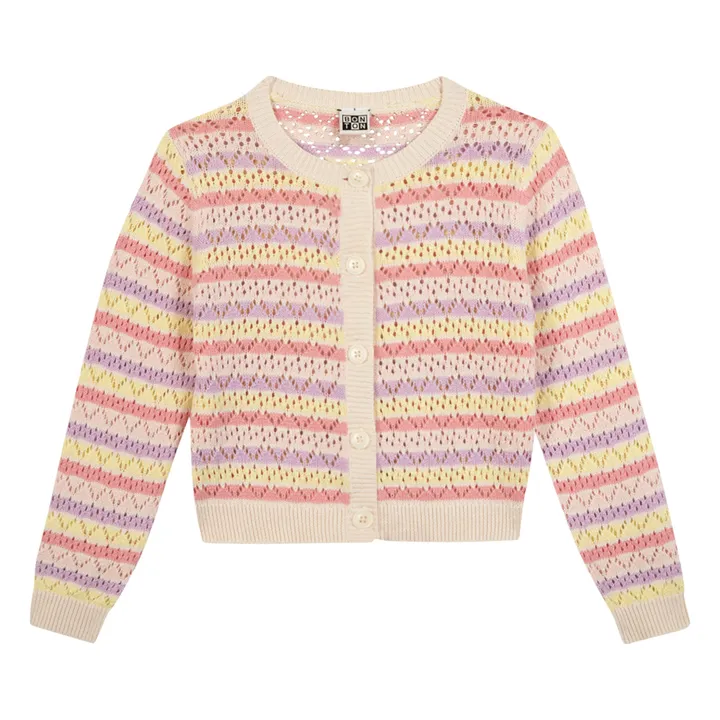 Bonton Cardigan Lilou | Rose pâle