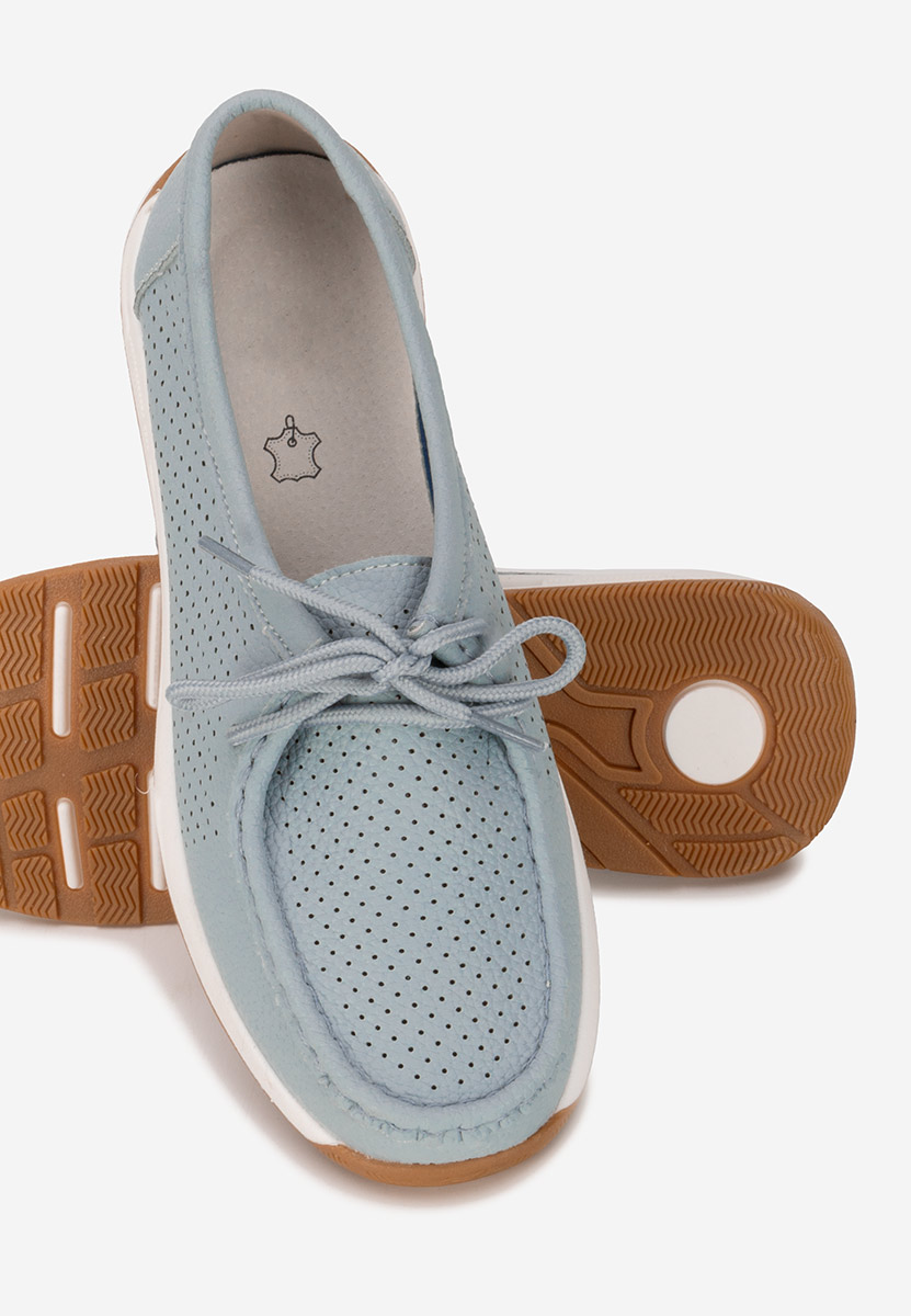 Mocassins femme bleus Kaliana