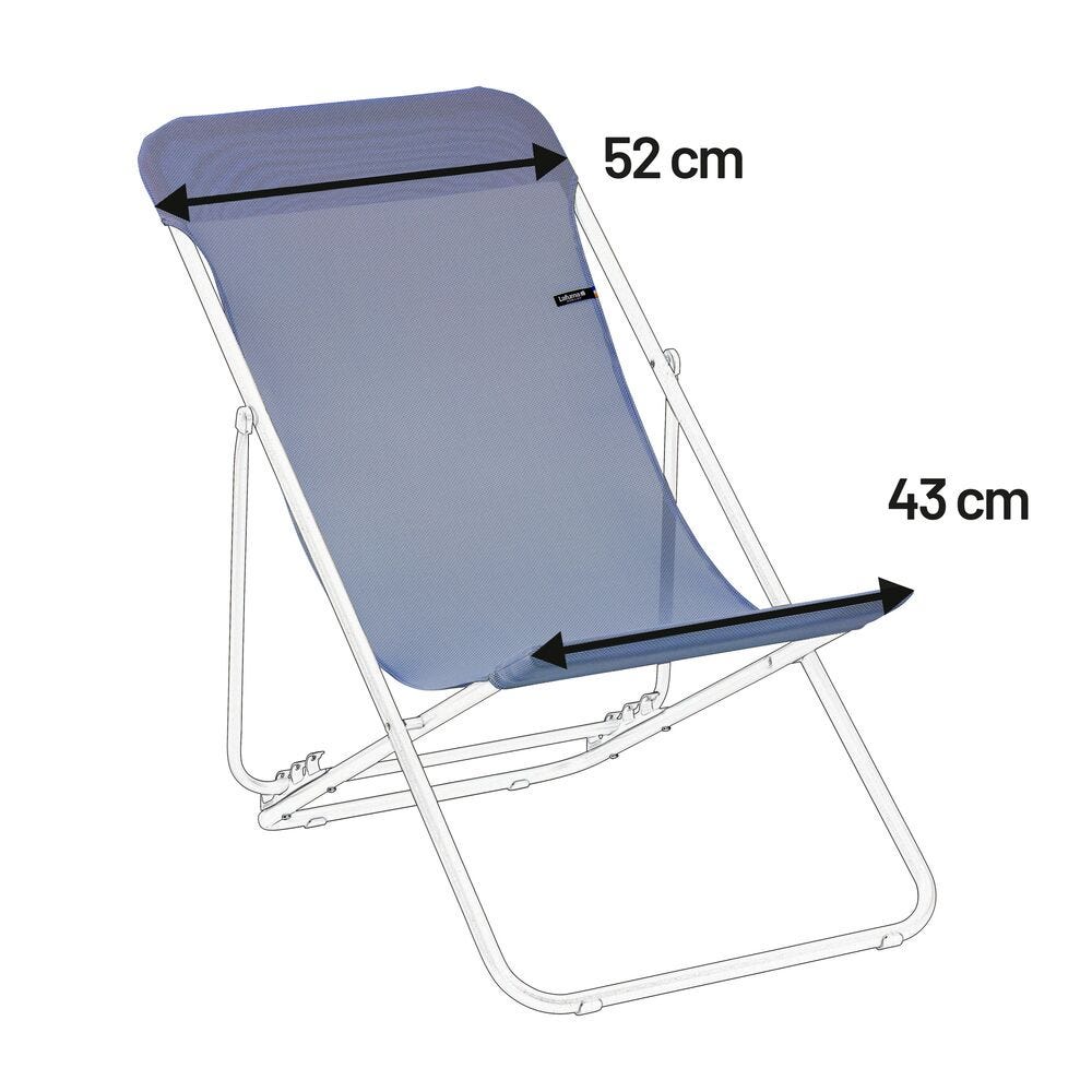 Ersatzbezug - 52 cm Transatube 2 Batyline® Iso Blau Ocean