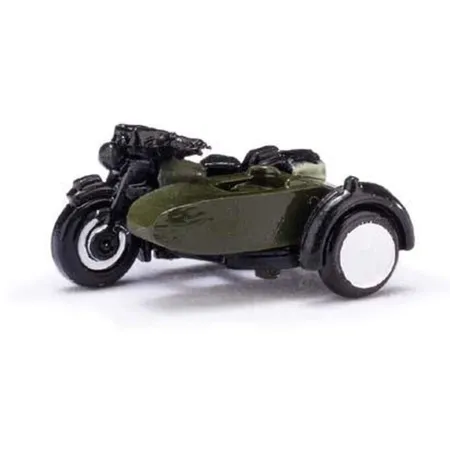Busch Motorrad mit Beiwagen Militär