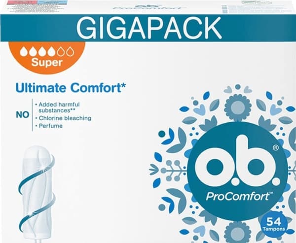 O.B. ProComfort Super tamponger 54szt.