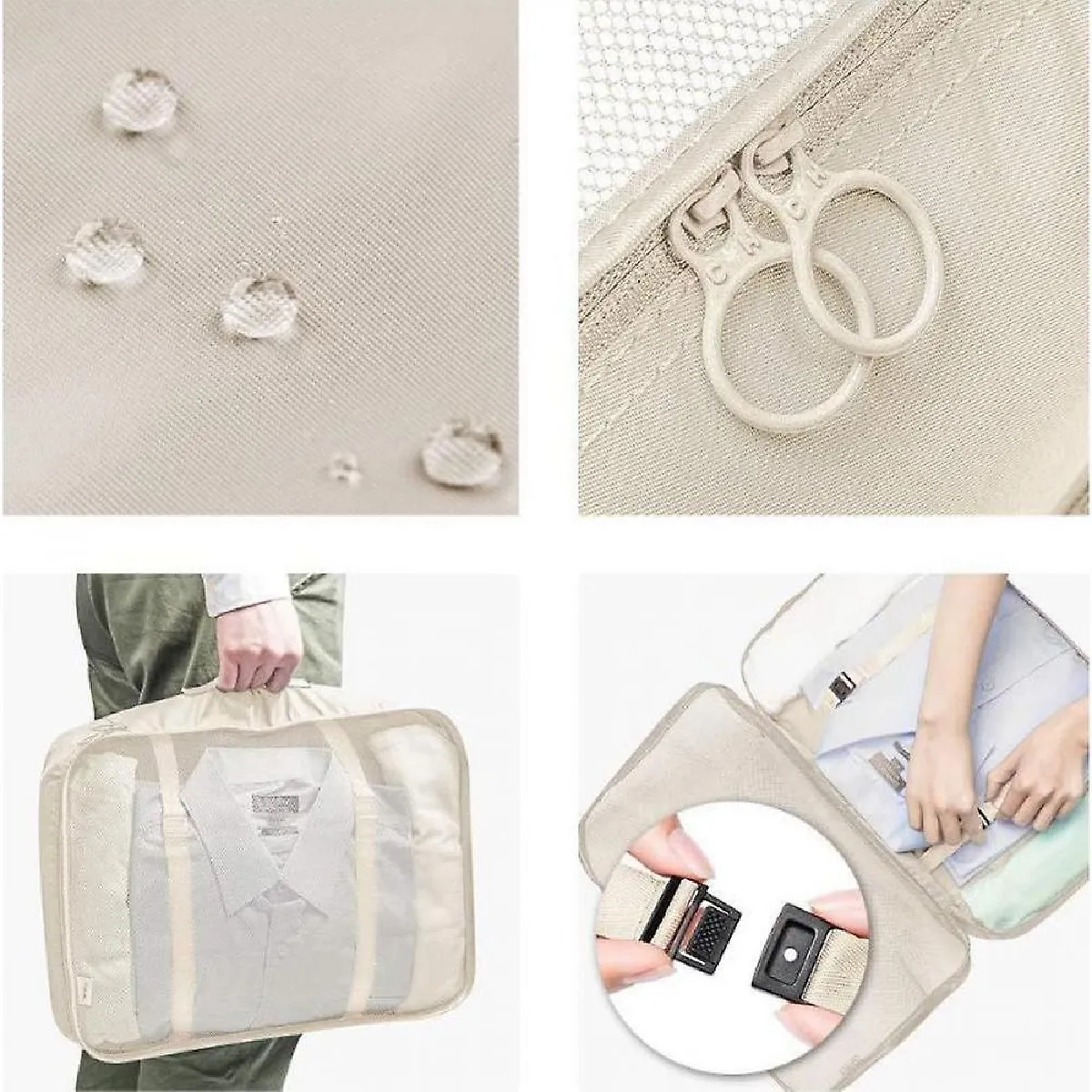 Universal Sacs rangement voyage - Blanc