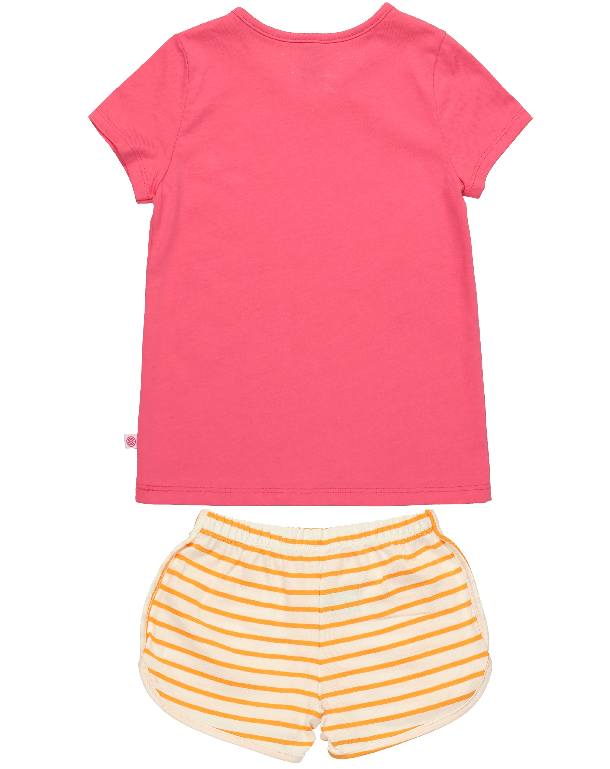 Schlafanzug HAWAIIAN FEELING kurz in hot pink