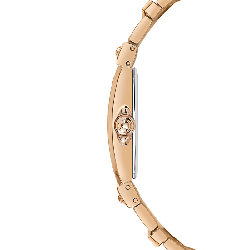 Montre Opéra femme acier rosé