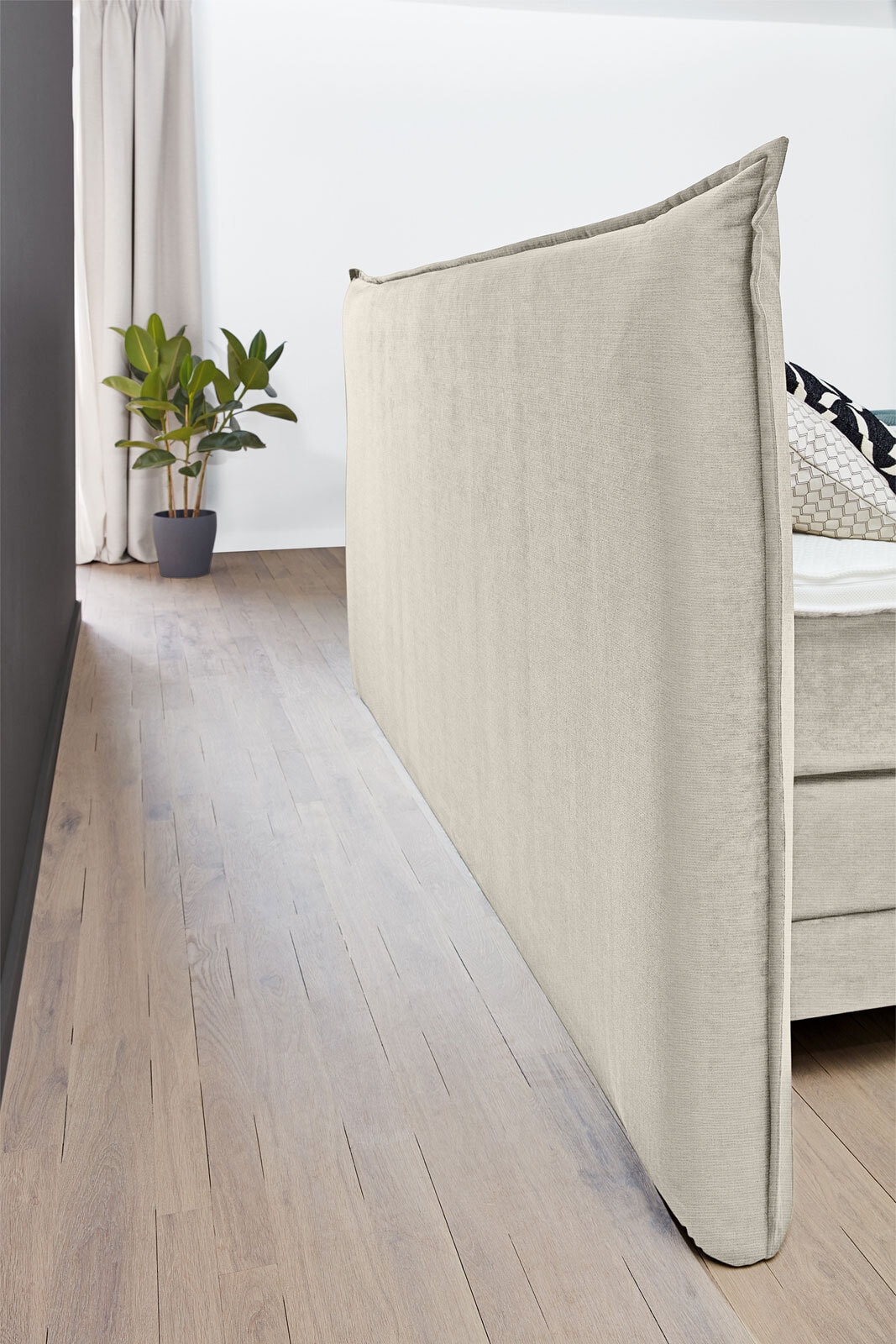 Ole Gunderson Boxspringbett FENSON OSLO EL 180 x 200 cm beige