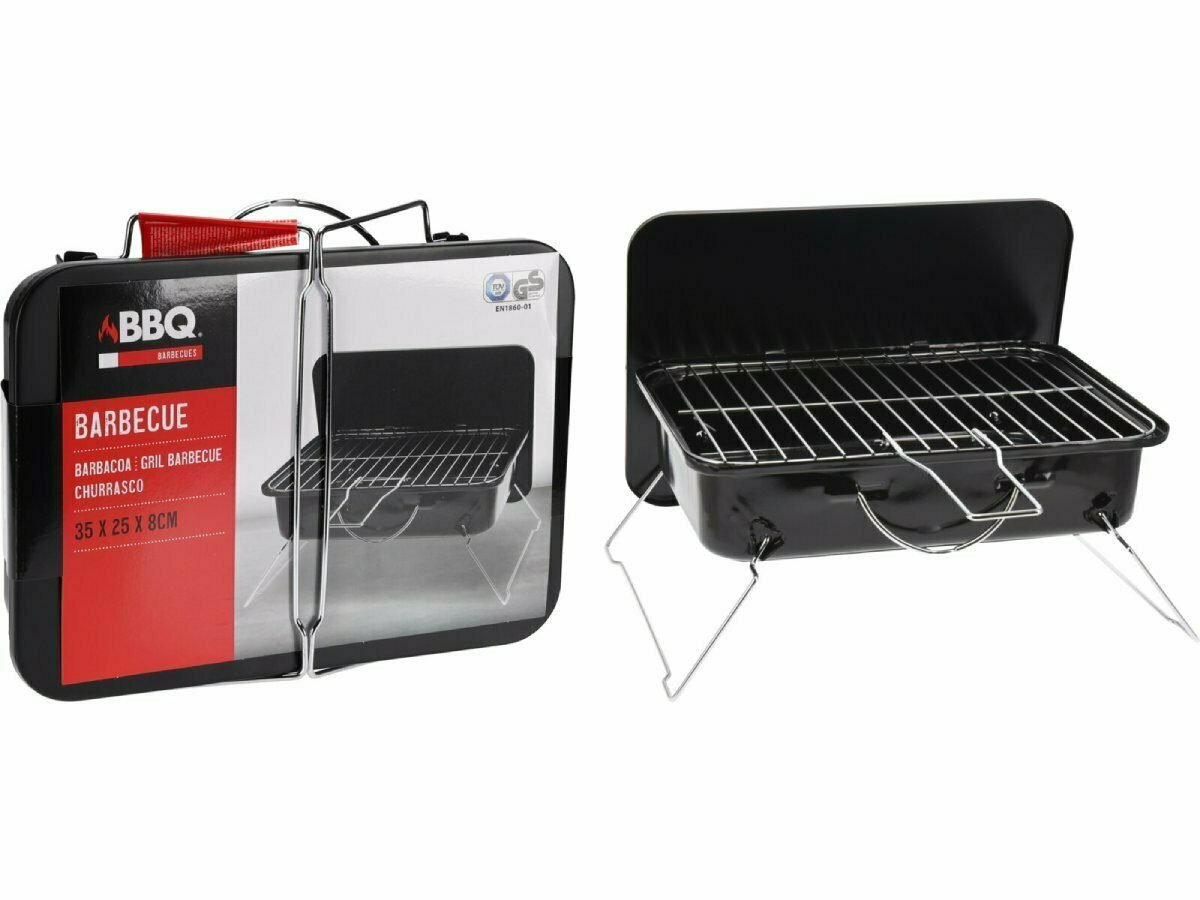 Portable tafelmodel kolenbarbecue