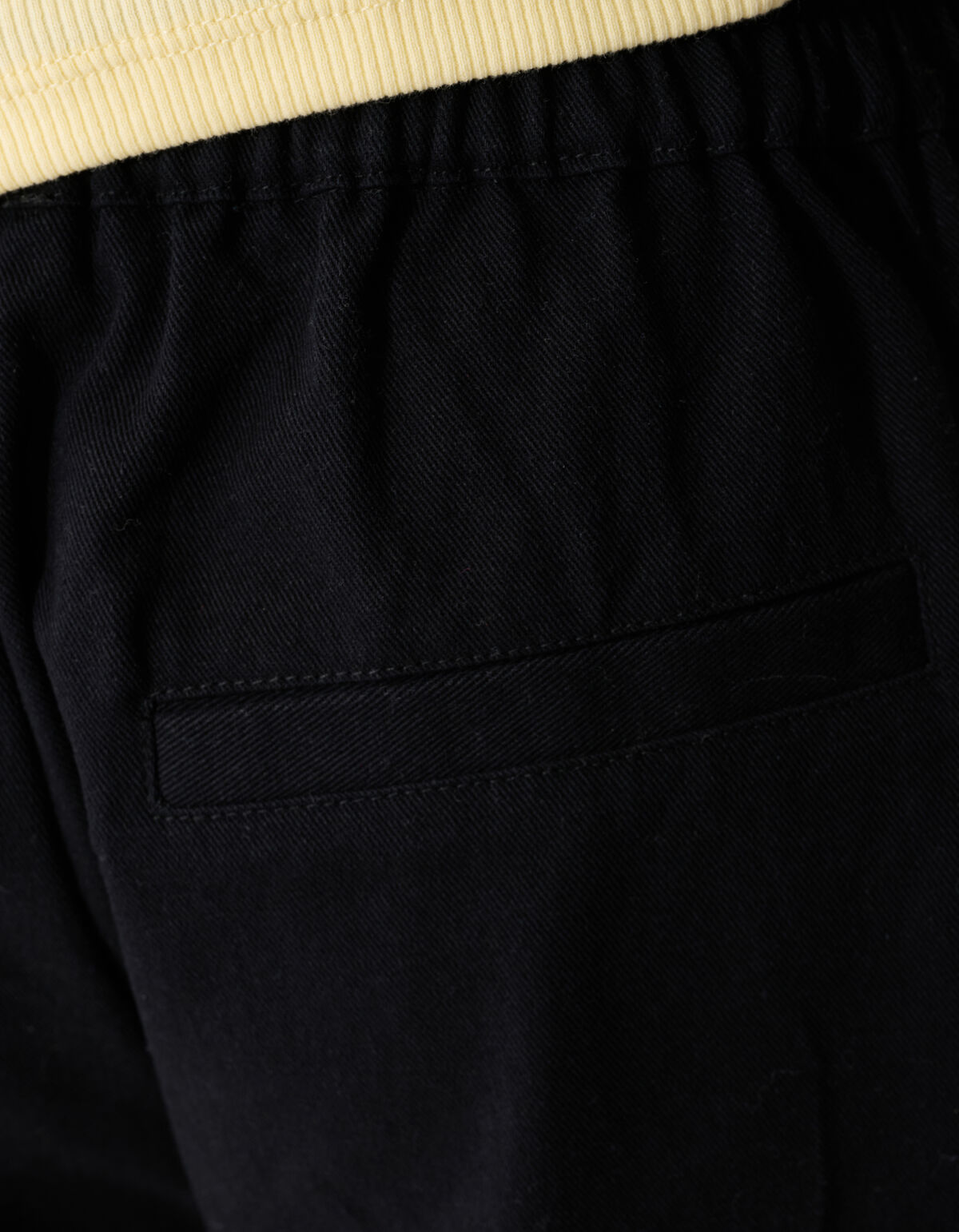 Palm Embroidery Short Zwart