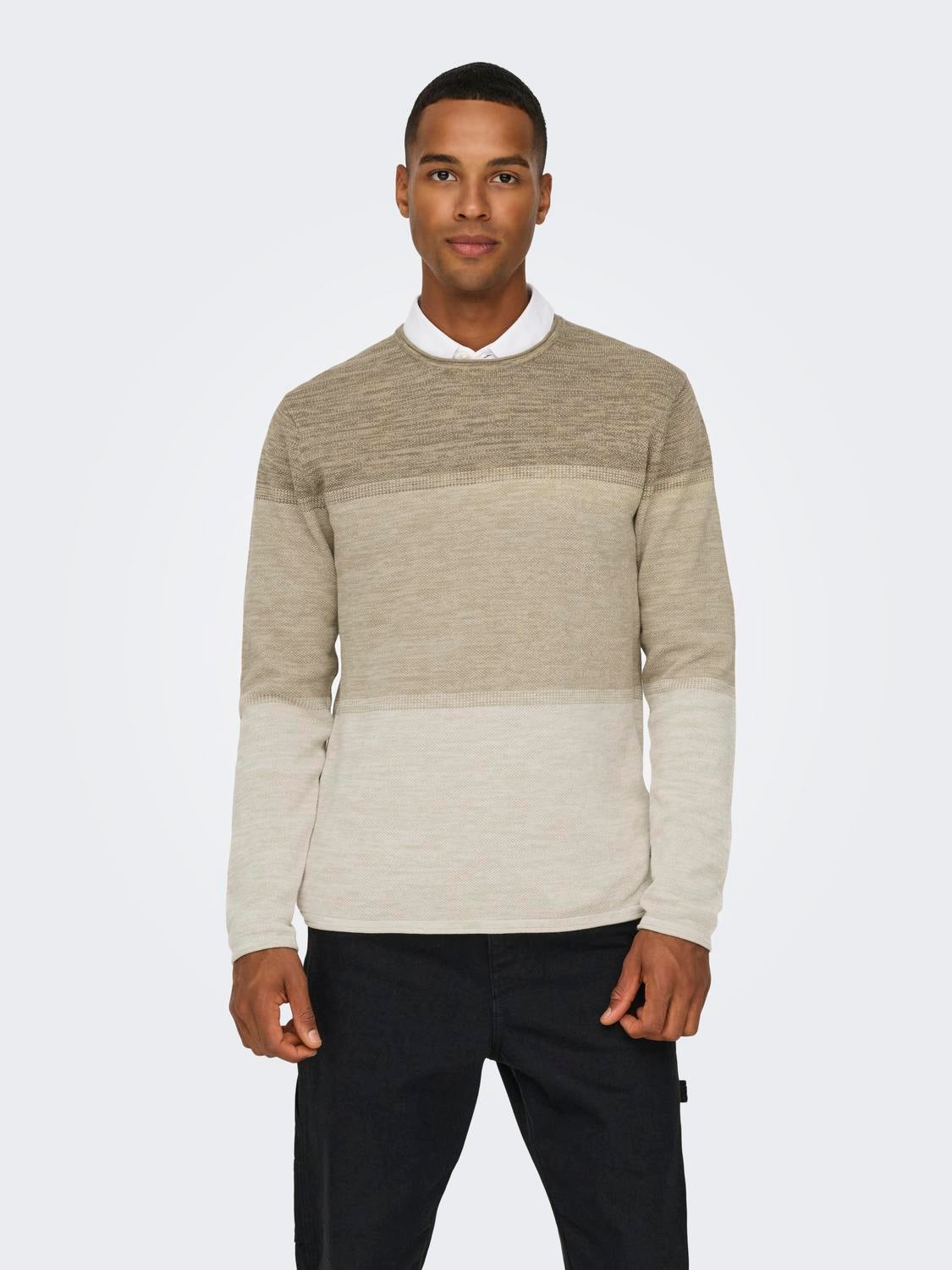 ONSFELIX Pullover Silver Lining