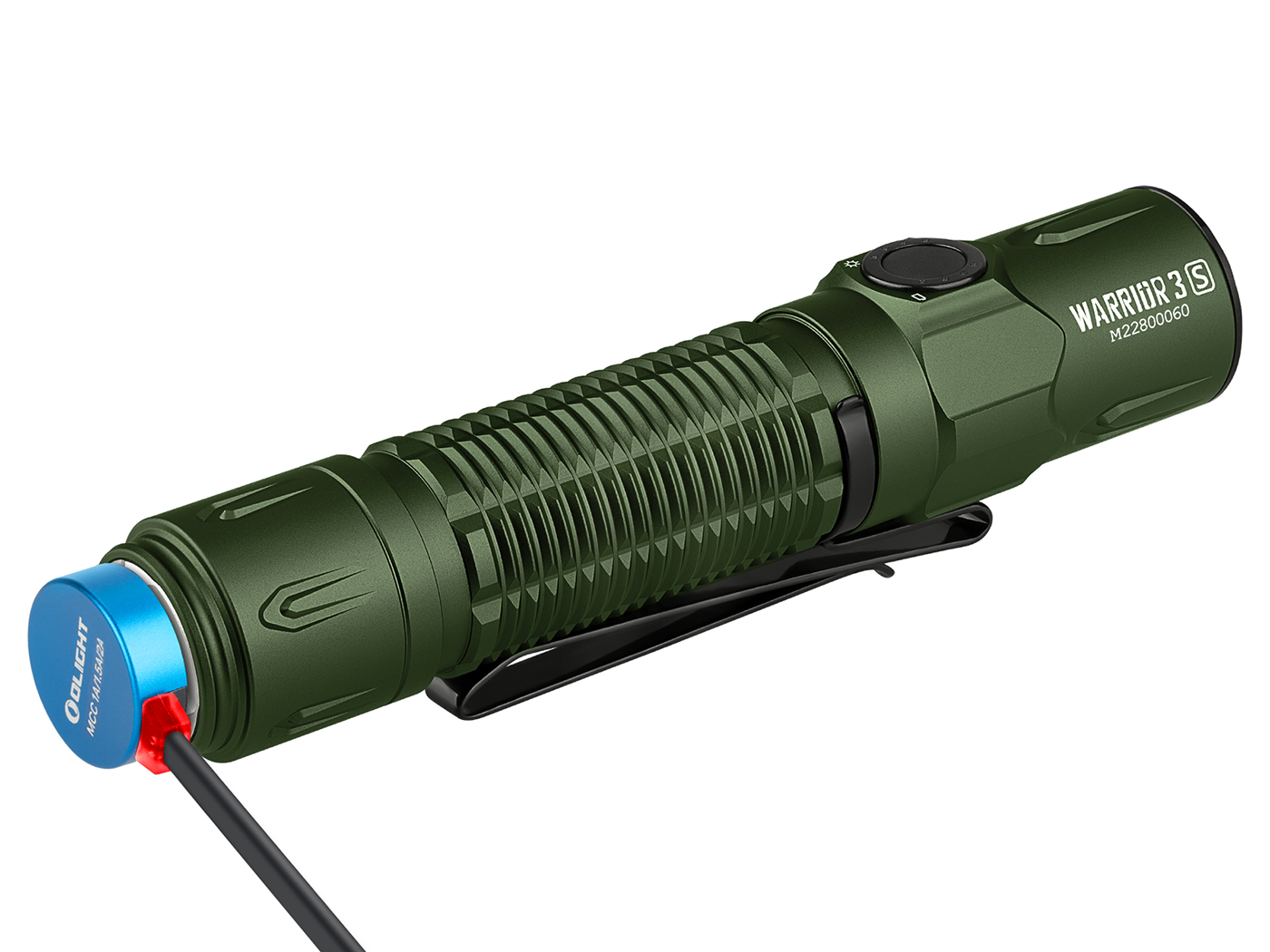 Olight Warrior 3S OD Green Oplaadbare Zaklamp