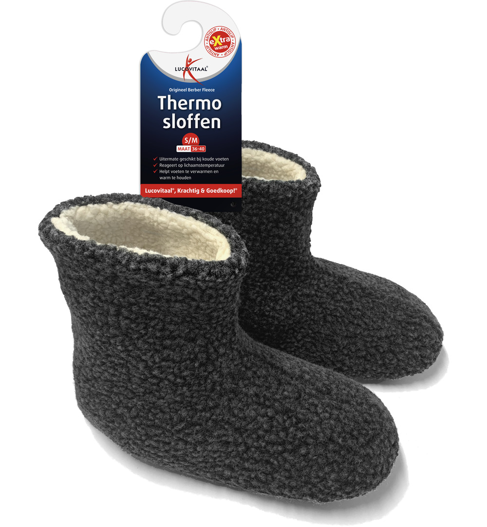 Lucovitaal Thermo Berber Slof 36-40 (1 paar)