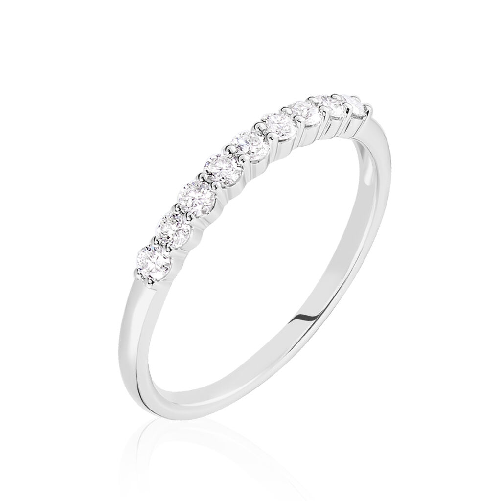 Alliance Hera Or Blanc Diamant