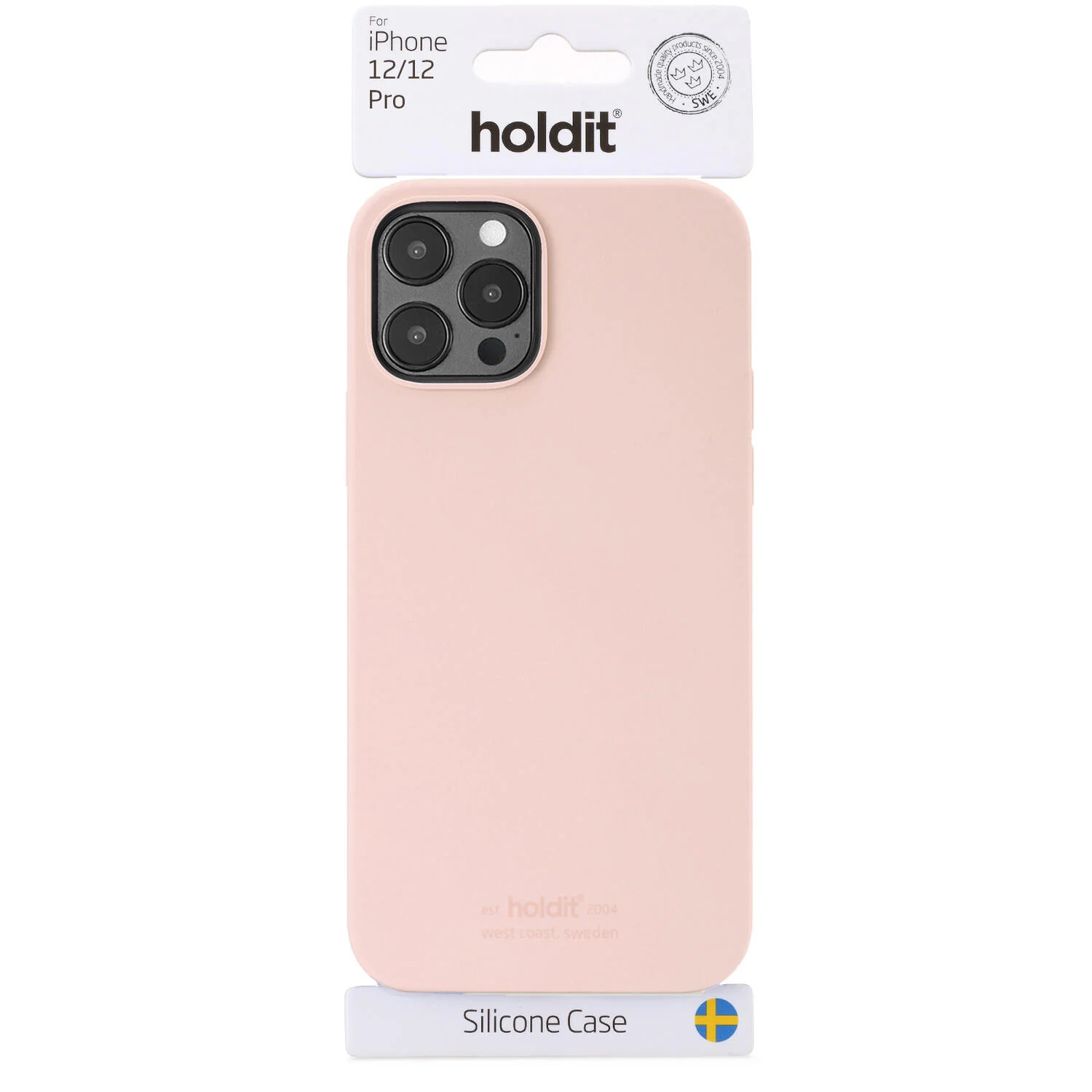 Holdit  iPhone 12/12 Pro Silicone cover - Blush Pink