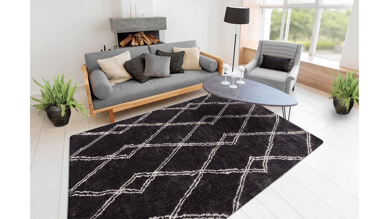 Vloerkleed 125 antraciet Orlando
